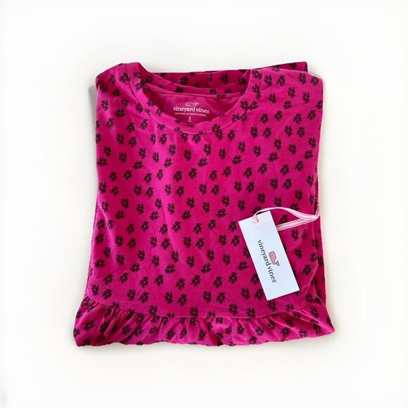 NWT Vineyard Vines Girls Pink Dress Size Small - Picture 5 of 7